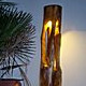 Holzlampe