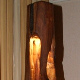 Holzlampe